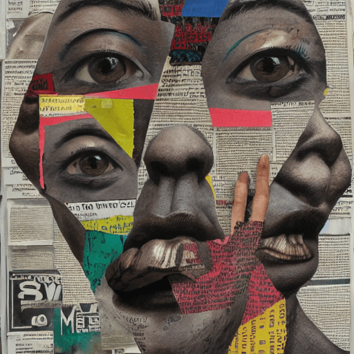 AI generated: expressive gouache and ink illustration, editorial illustration! content for political opinion artic...