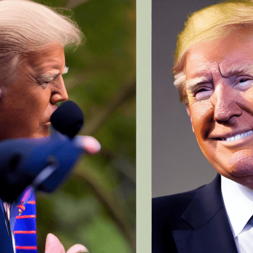 AI generated: Joe Biden with Donald Trump