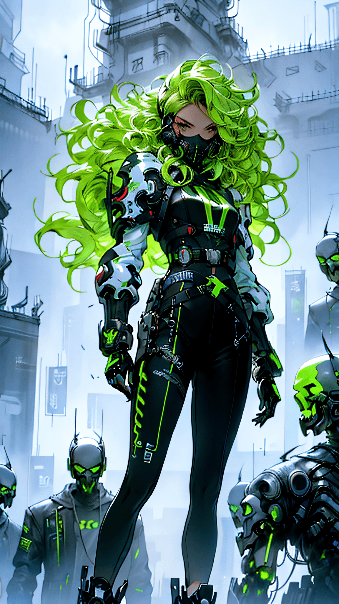 AI generated: ((Best quality)), ((work-before)), (highly detailed:1.3), .. 3D, beautiful (cyberpunk:1.3) , Stylish...