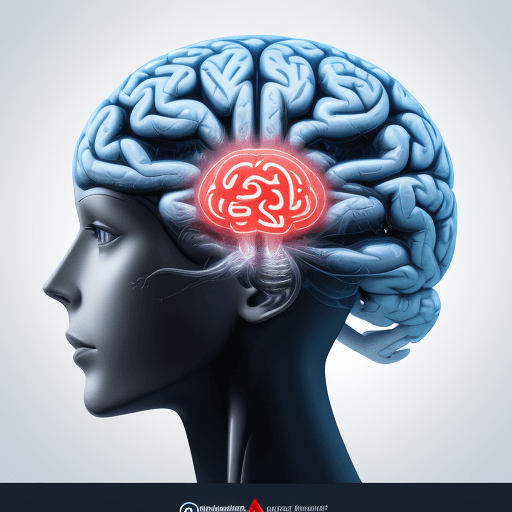 AI generated: Logo that represents a digital brain that combines these two subjects: business and AI