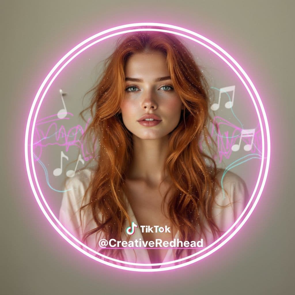 AI generated: Create something creative for tiktok profile picture
