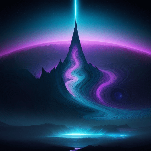AI generated: Generate an image of a breathtaking science fiction landscape that stretches beyond imagination in t...