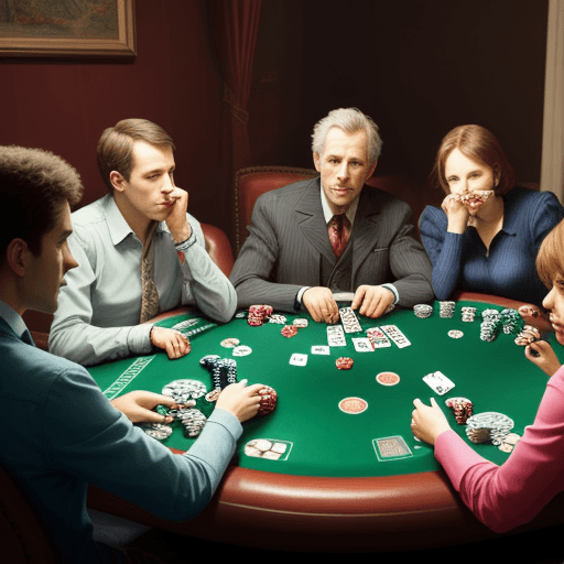 AI generated: People playing poker
