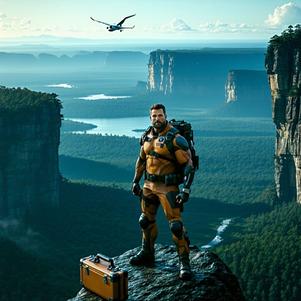 AI generated: 
Ultra-realistic, hyper-detailed cinematic portrait of the man in the attached photo — exact 100% f...