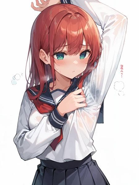 臭いチェック/armpits smell check