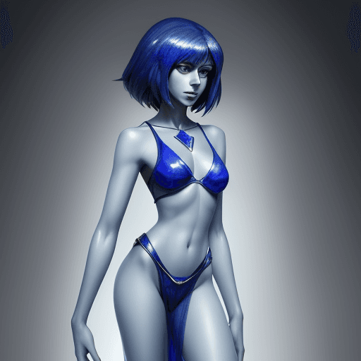 AI generated: A photo of Lapis Lazuli from “Steven Universe”