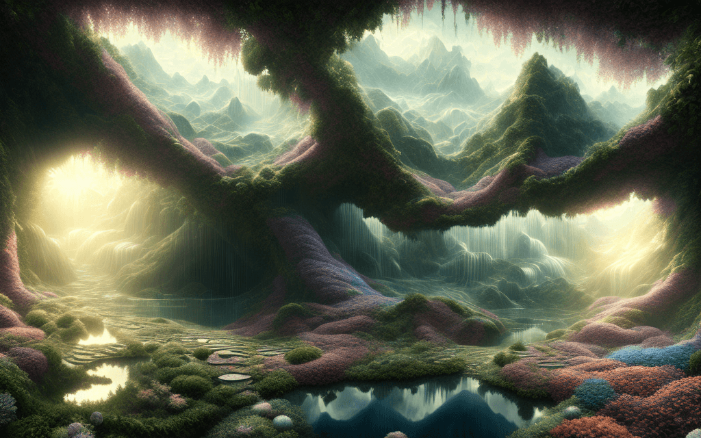 AI generated: a beautiful scenery, digital rendering, trending on pixiv fanbox, , , masterpiece , scene, hypnotic,...