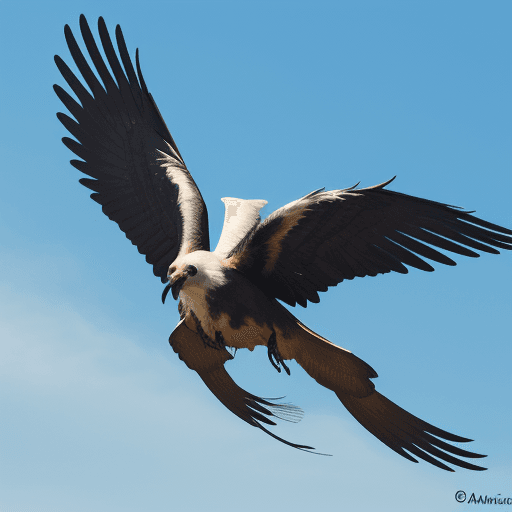 AI generated: animal mítico volador