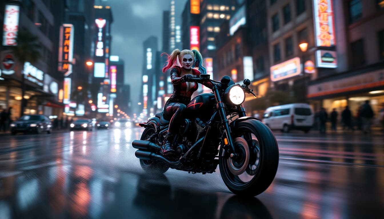 AI generated: Street photography, shot with a Canon EOS 5D Mark IV camera, Canon EF 85mm f/1.4L IS USM lens --ar 1...