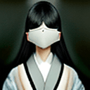 AI generated: ((masterpiece)), (best quality), (absurdres), black hair, yamamura_sadako, (white kimono, black obi)...