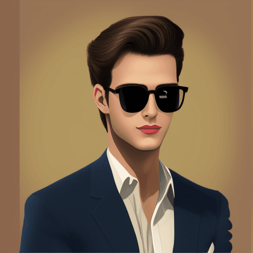 AI generated: ((Best quality)), ((masterpiece)), ((realistic)), A profile picture of a 25-year-old handsome and cl...