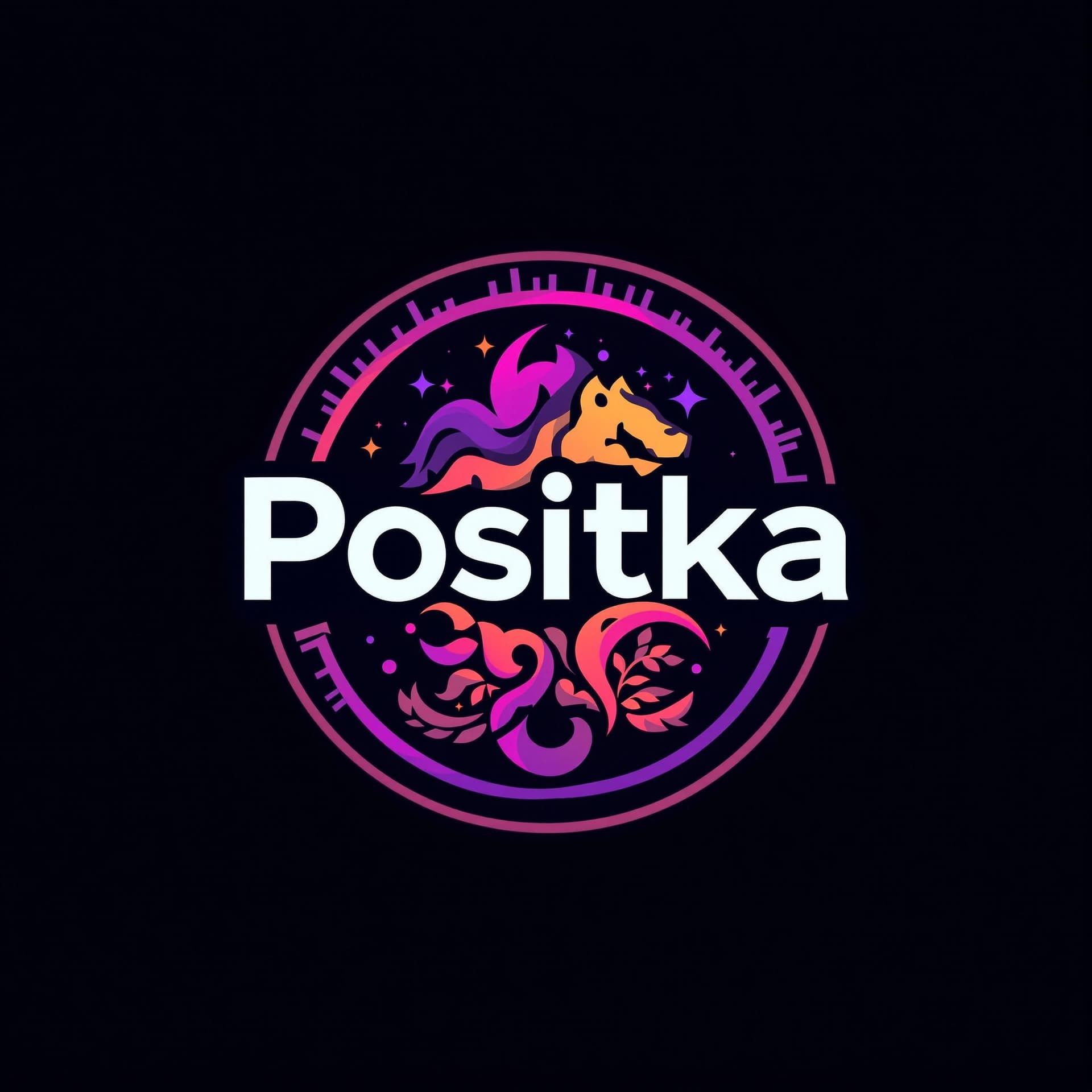 AI generated: create a logo with the name positka 