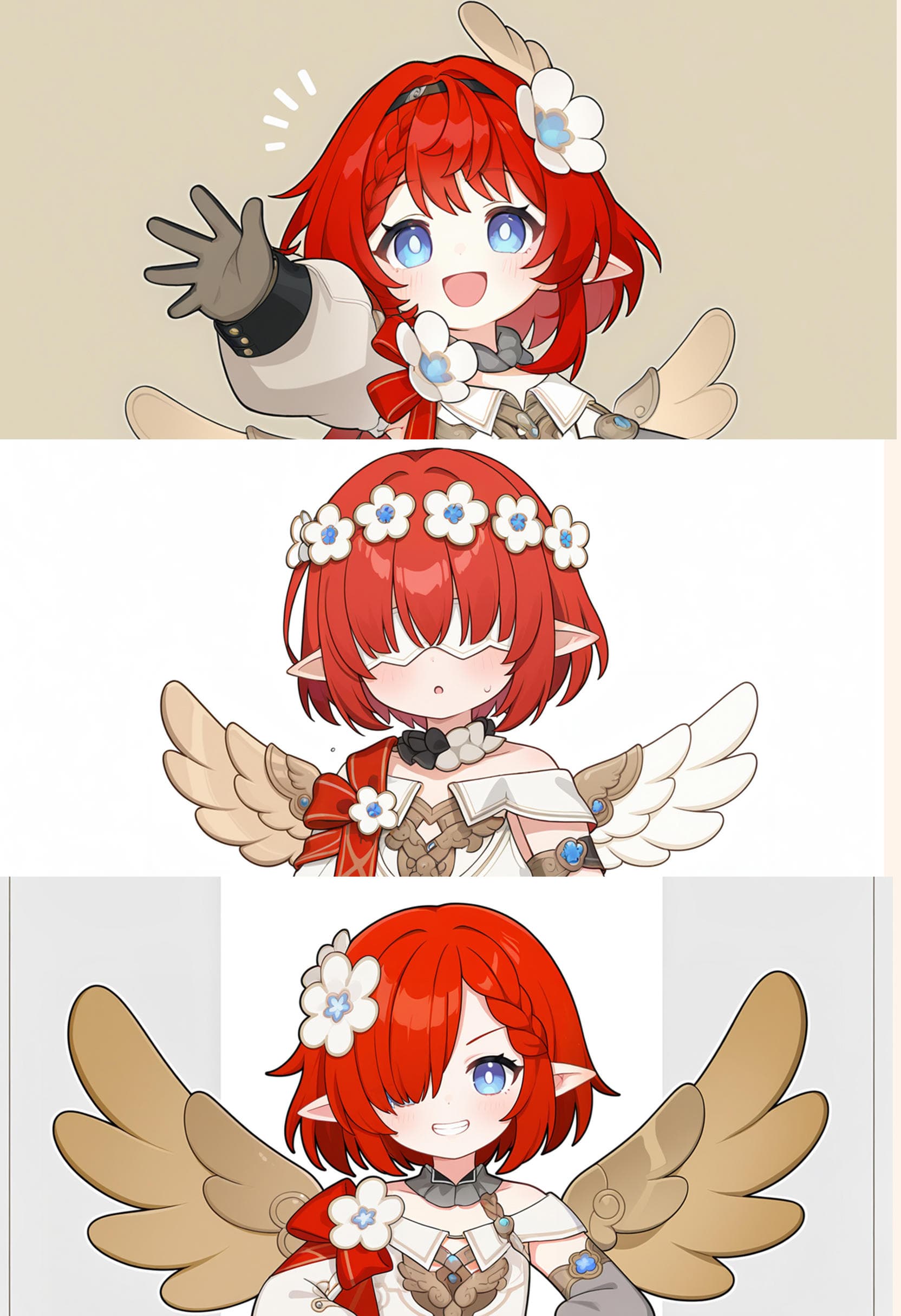 Honkai Star Rail_Tribbie(three appearances)丨崩坏：星穹铁道_缇宝（三种形态）