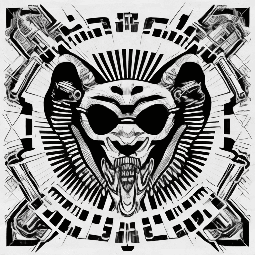 AI generated: black and white Cizeta-Moroder V16T, in the style of stencil-based, simple, white background, vector...
