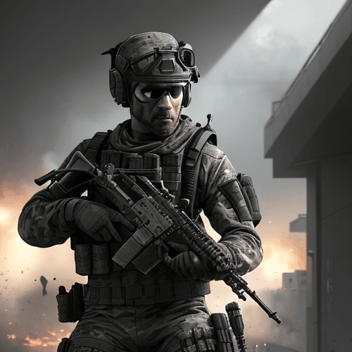 AI generated: call of duty modern warfare qod, in the style of precisionist style, subdued palettes, lifelike figu...