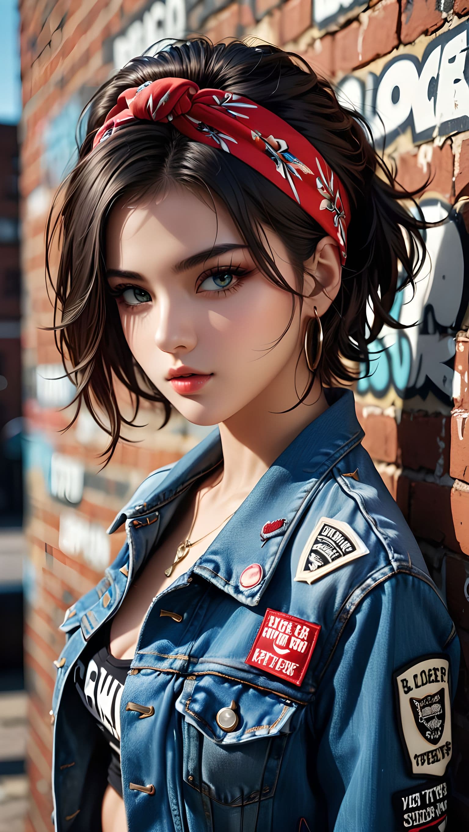 AI generated: (masterpiece:1.3), hyperrealistic rendering, high fashion illustration, Vogue magazine style, grunge...