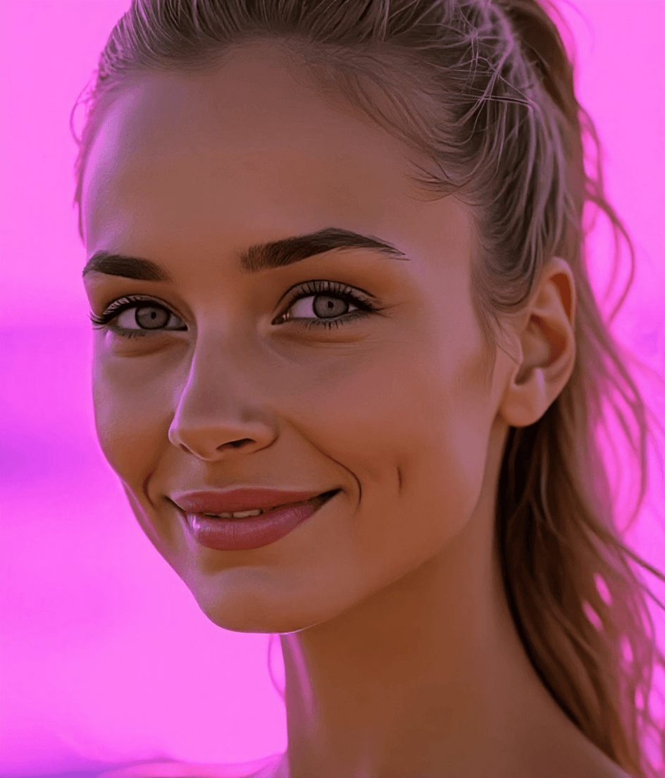 AI generated: Ultra high definition image with pink background.