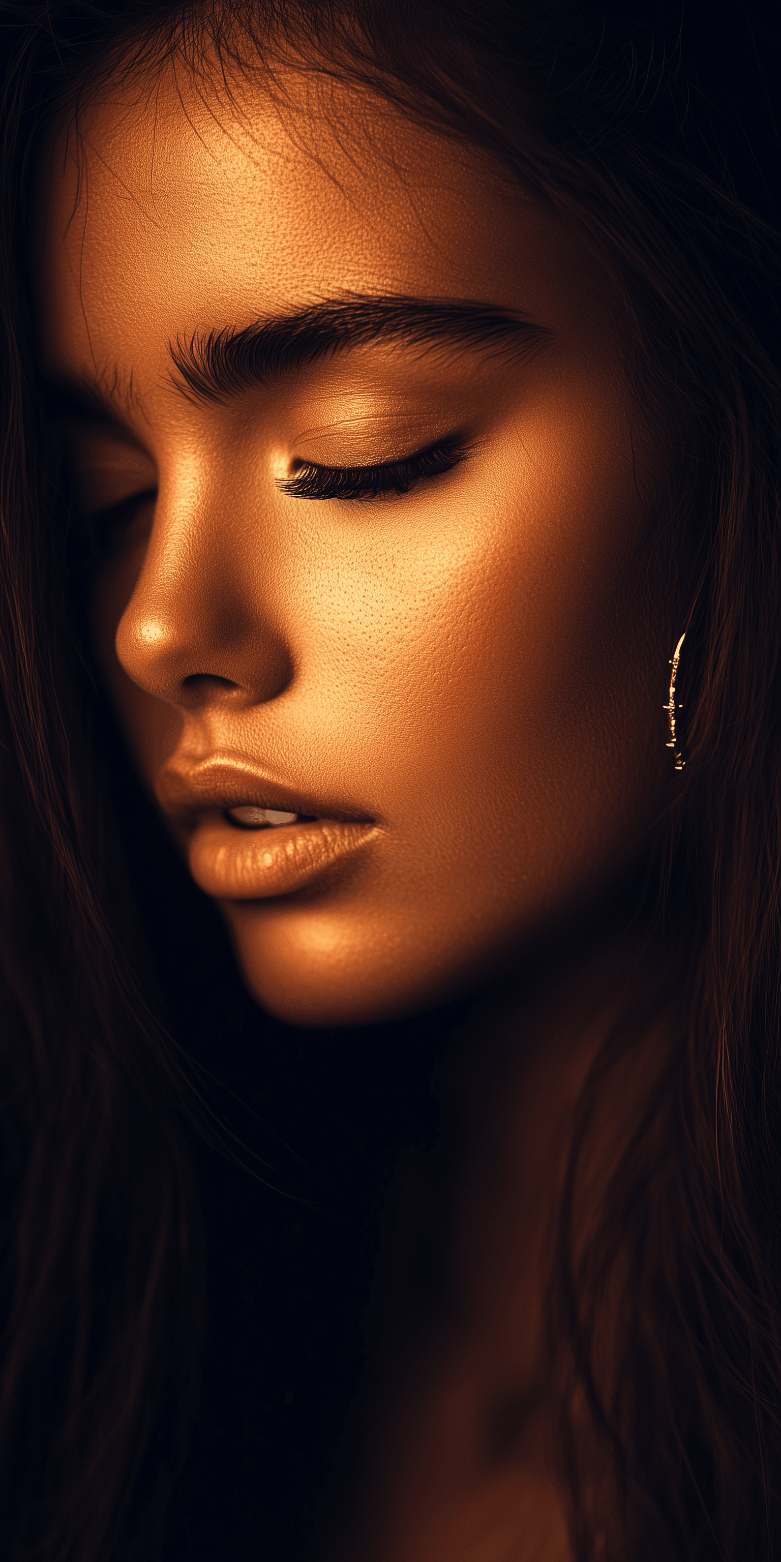 AI generated: Glamour Girl in Composed Ethereal Fantasy Lighting --chaos 5 --ar 1:2