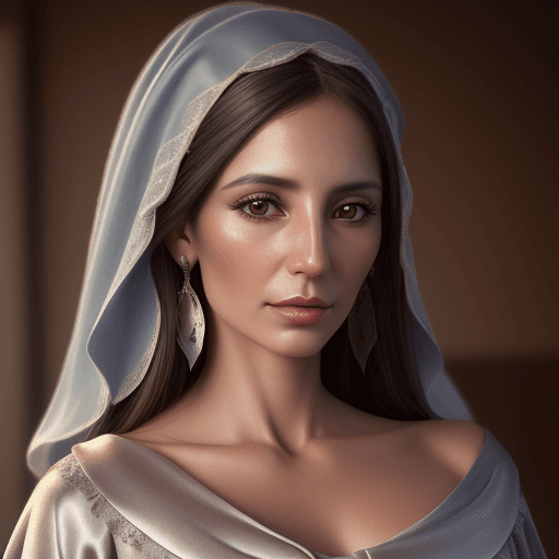 AI generated: beautiful argentinan woman with a realistic face, 35 years old, elegant women's dress, highly detail...