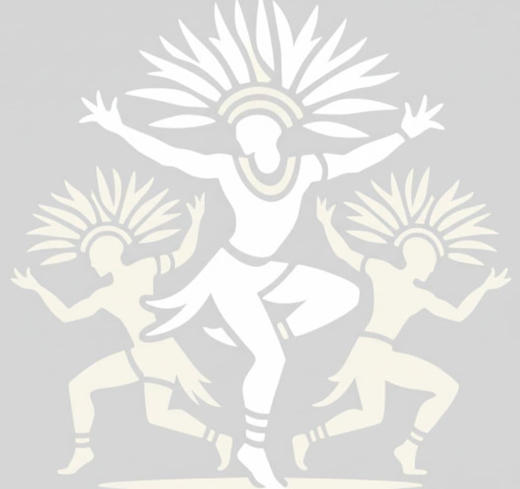 AI generated: “Recreate these  elegant African  dancers  in vector form with a different shades of white