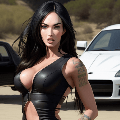 AI generated: megan fox