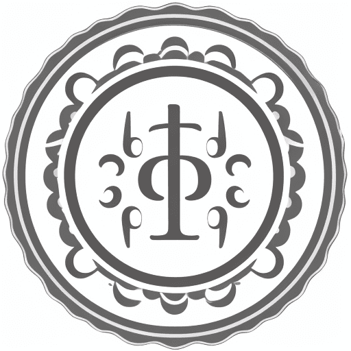 AI generated: a logo with a white bottom of a head seal with circular glasses 
