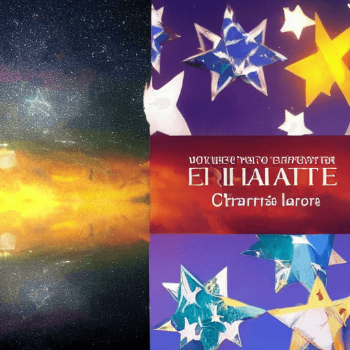 AI generated: um ser brilhante como as estrelas escuro como o abismo