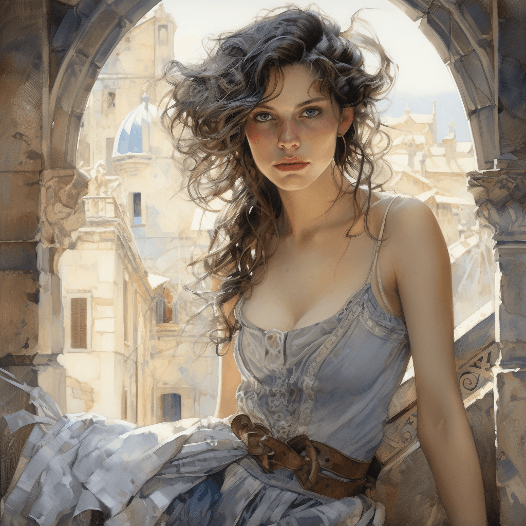 AI generated: raoul Giordan influenced art, Provence, Watercolor, trending on artstation, sharp focus, studio phot...
