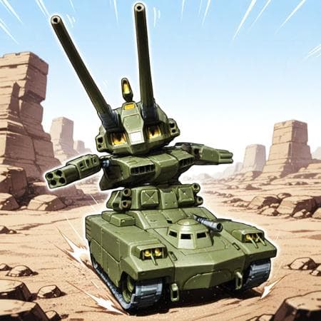Mobile Suit Gundam RMV-1 ガンタンクⅡ [GUNTANK-II]