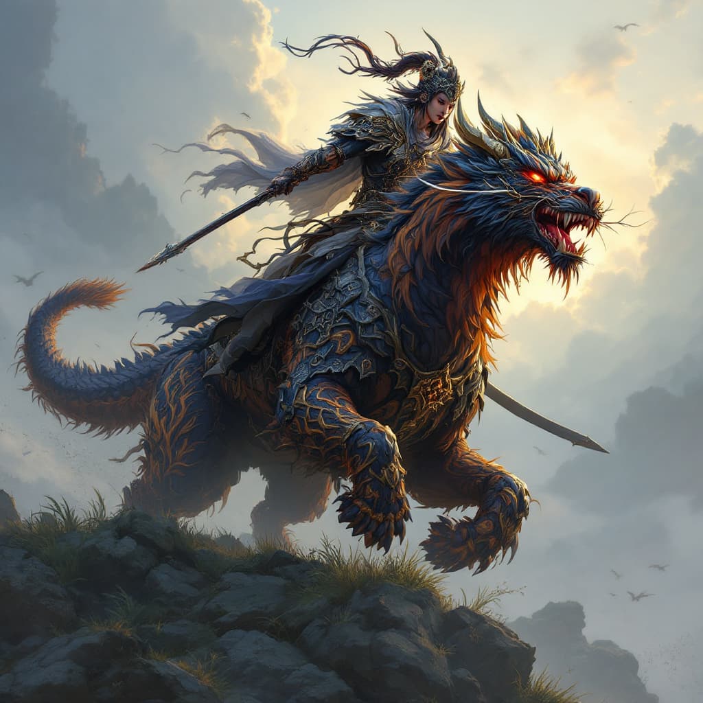 AI generated: fantasy race called tanghwa

