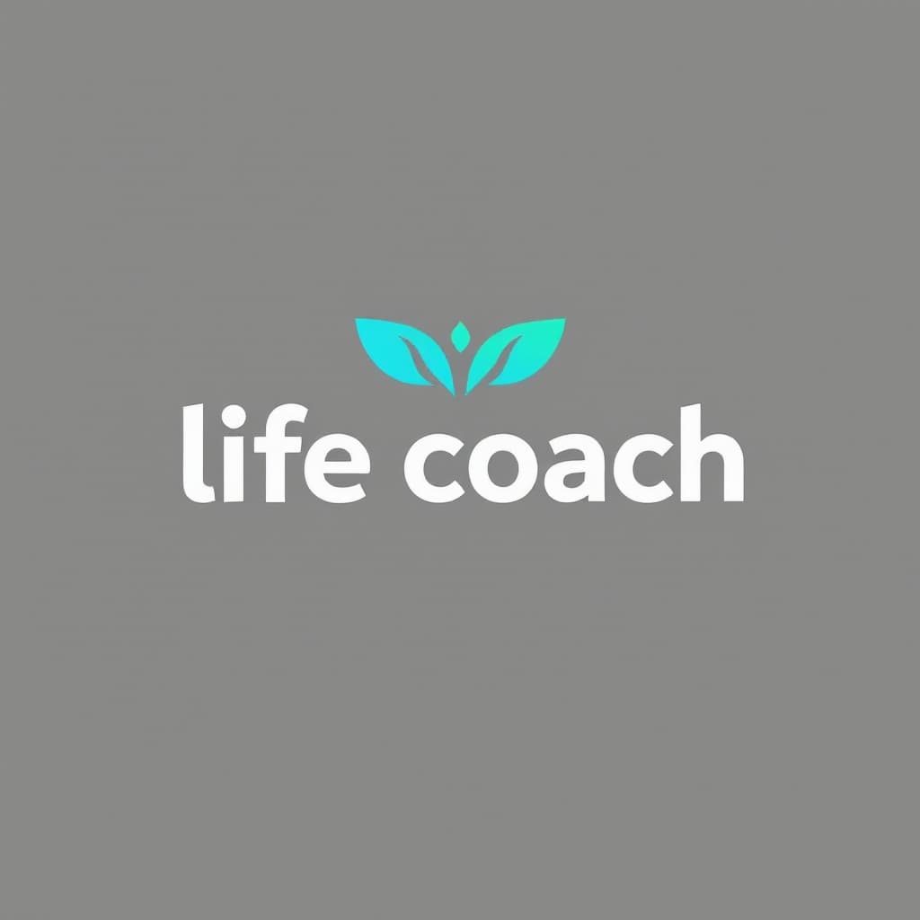AI generated: A logo for a new software. it is called life coach. it has to be simple, clear and easy to remember....