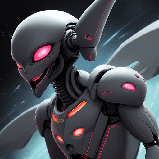 AI generated: allien, comics art, render, high detai --ar 9:16 anime illustration 