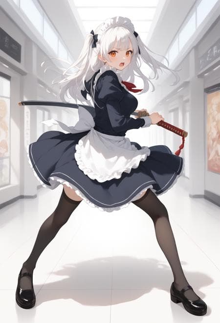 [Illust&XL&Pony] iaidou / ready to draw / 居合い / 抜刀術 / シン・陰流簡易領域
