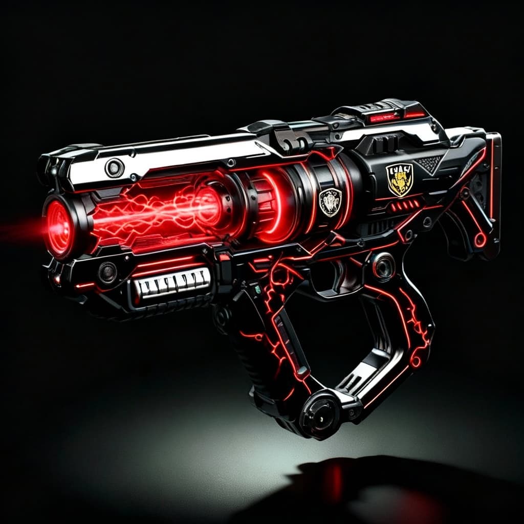 AI generated: Using the images as references, design the Forgeworks Design ‘Armatures Series’ Black and Chrome col...