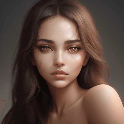 AI generated: Create a mesmerizing hyperrealistic photo of a woman that captivates with her enigmatic allure. Focu...