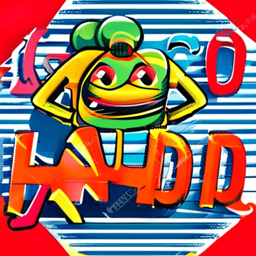 AI generated: logo para camiseta de un cangrejo haciendo deporte, pesas. estilo ochentero, colorido, cartoon