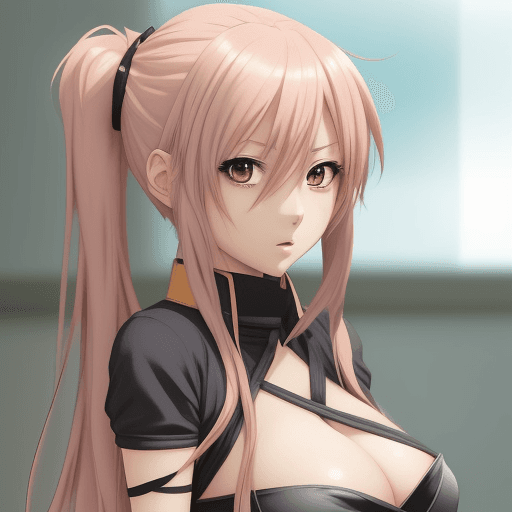 AI generated: Photo of an anime girl very hot