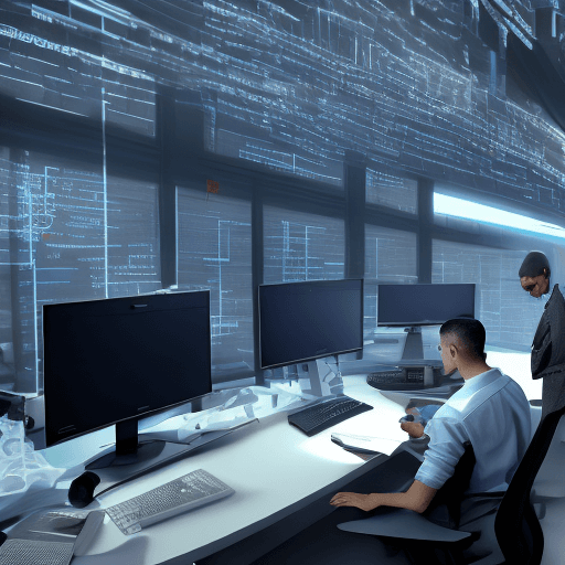AI generated: A busy professional at a cluttered desk, overwhelmed with administrative tasks, juxtaposed with thei...