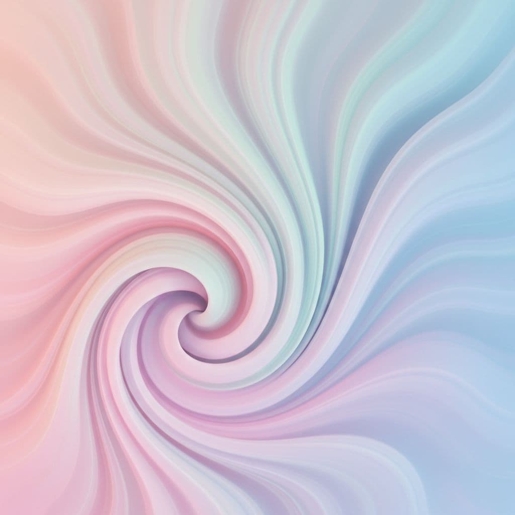 AI generated: Abstract beauty background with flowing silky textures resembling hair strands, soft pastel tones, m...