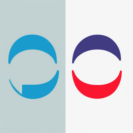 AI generated: a simple logo of the letters P and R side by side , simple , just p and r