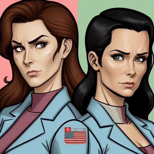 AI generated: Sterling archer Cheryl tunt and Pam poovey and Krieger from the TV show Archer on fx, they should al...