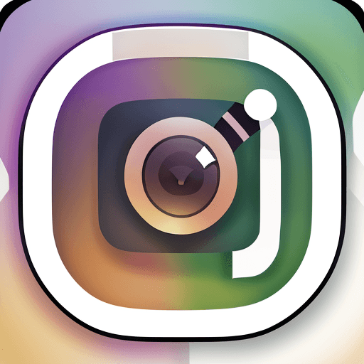 AI generated: instagram logo 
