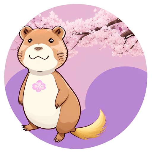 AI generated: imagine mascot mark logo showing an capybara smile, comic book style character, creative, of circle,...