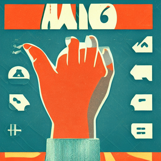 AI generated: Generate a ilustration with Soviet-style poster of hand magnifier. Format it in 9:16 ratio, 8K resol...