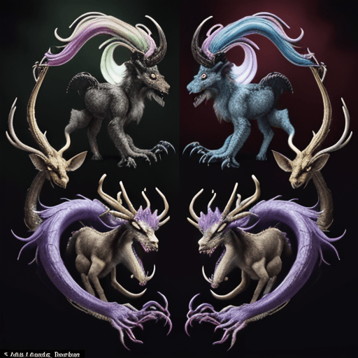 AI generated: Discord, the master of chaos, has a visually captivating appearance characterized by a chimera-like ...