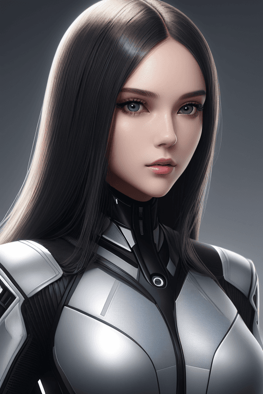 AI generated: Beautiful young girl. (((In full growth))). (Slender body.) Amazing face. Symmetrical eyes. Fantasti...
