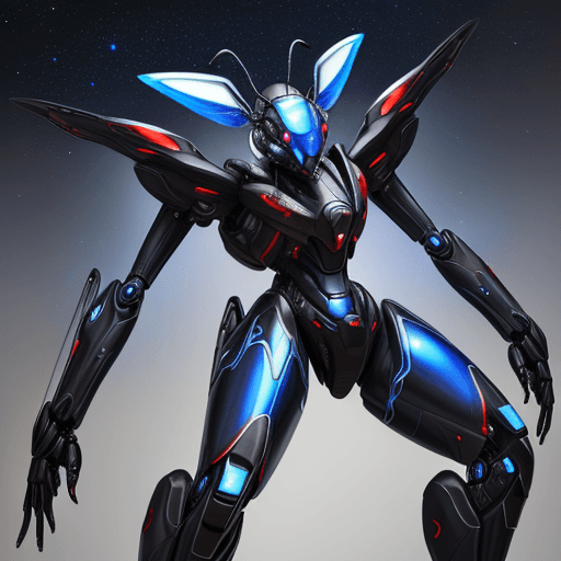 AI generated: 100 the army, max epic, blue ant army with silver armor invasion the planet, gun fire each other wit...