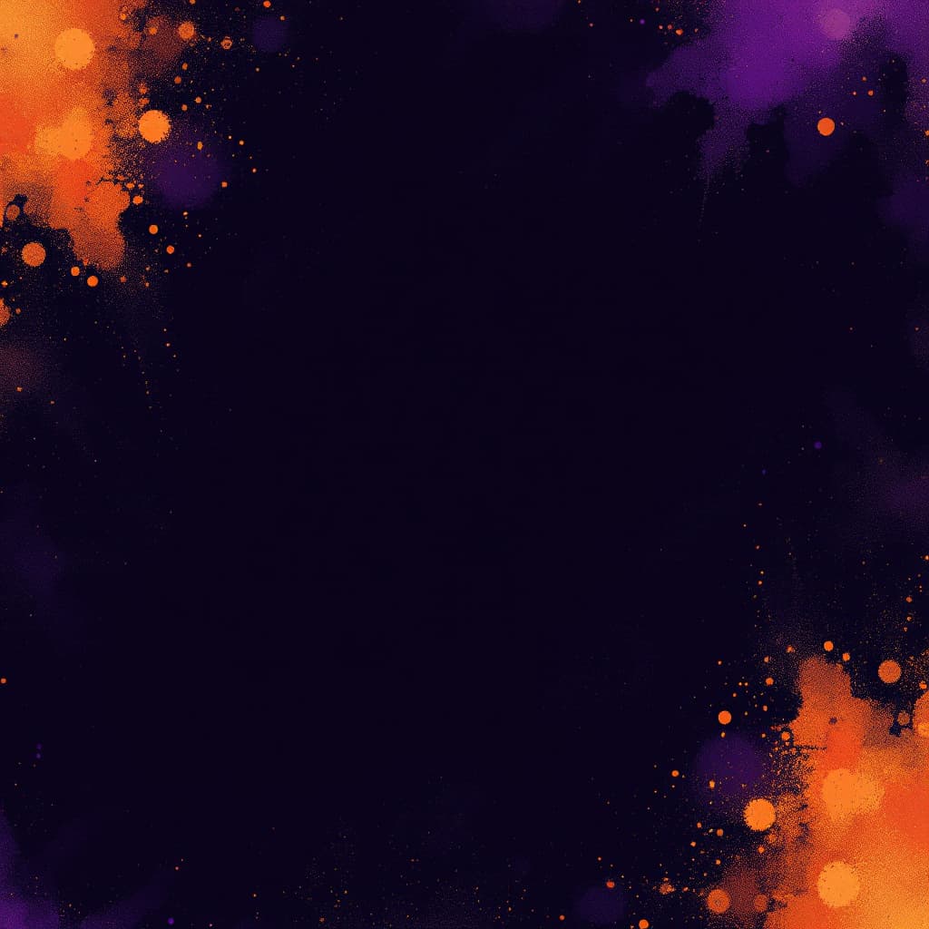 AI generated: Background for a poster, orange and purple, gym.