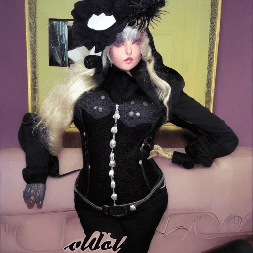 AI generated: Helluva boss LOONA, detailed show style,