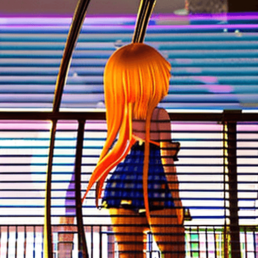 AI generated: masterpiece, best quality, ray tracing, hdr, volumetric lighting, sailormoon, orange hair, (big tits...